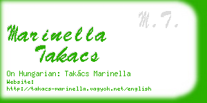 marinella takacs business card